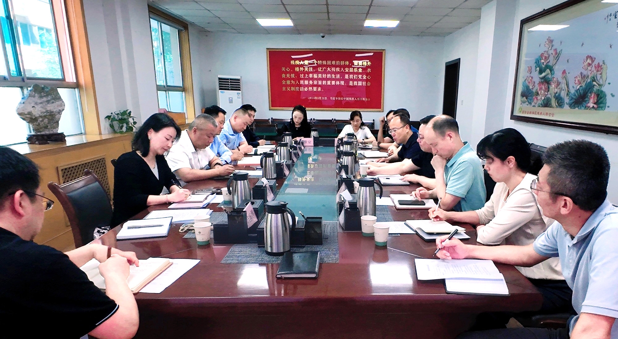 強盛一行赴西安市殘疾人聯(lián)合會開展專題調研——共商殘疾人康復養(yǎng)老事業(yè)發(fā)展，探索科技助殘服務新模式